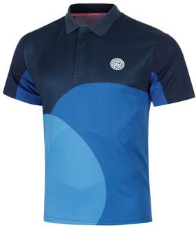 Bidi Badu Bubble Polo Heren-Donkerblauw,Blauw - M