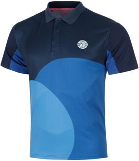 Bidi Badu Bubble Polo Heren-Donkerblauw,Blauw - S,M,L,XL,XXL