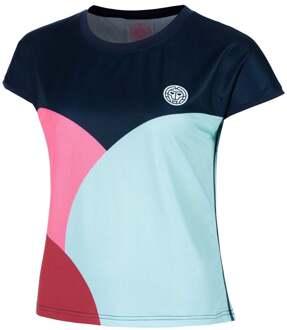 Bidi Badu Bubble T-shirt Dames-Donkerblauw,Turkoois - L