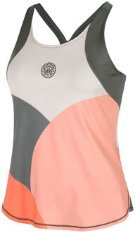 Bidi Badu Bubble Tanktop Dames-Grijs,Koraal - L