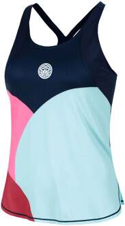 Bidi Badu Bubble Tanktop Meisjes-Donkerblauw,Turkoois - 140