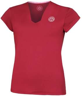 Bidi Badu Bubble V-Neck T-shirt Dames-Rood - XS