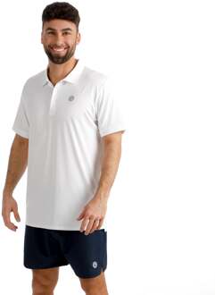 Bidi Badu Crew 2.0 Polo Heren-wit - XS,S,M,L,XL,XXL,3XL
