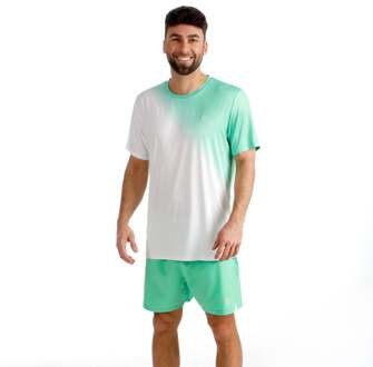 Bidi Badu Crew 2.0 T-shirt Heren-groen, wit - 3XL