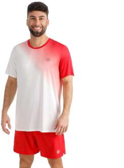 Bidi Badu Crew 2.0 T-shirt Heren-rood, wit - L