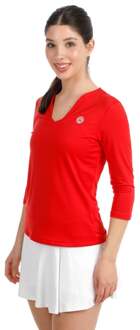 Bidi Badu Crew 2.0 V-Neck Longsleeve Dames-rood