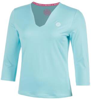 Bidi Badu Crew 2.0 V-Neck Longsleeve Dames-turkoois - XS