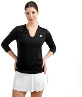 Bidi Badu Crew 2.0 V-Neck Longsleeve Dames-zwart - XL