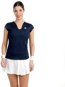 Bidi Badu Crew 2.0 V-Neck T-shirt Dames-donkerblauw - S