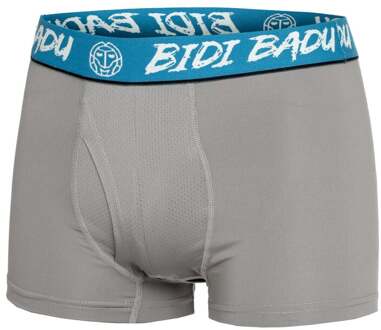 Bidi Badu Crew Boxershort Heren-Grijs,Turkoois - S
