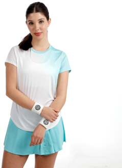 Bidi Badu Crew Fade 2.0 T-shirt Dames-turkoois, wit - XS