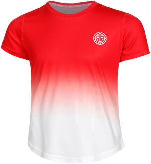 Bidi Badu Crew Gradiant Junior T-shirt Meisjes-Rood,Wit - 128