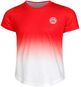 Bidi Badu Crew Gradiant Junior T-shirt Meisjes-Rood,Wit - 140