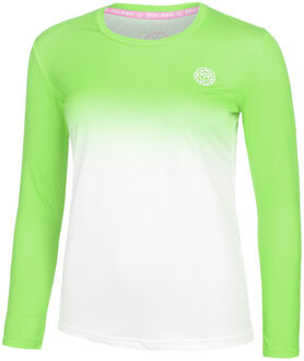 Bidi Badu Crew Gradiant Longsleeve Dames-Neongroen,Wit - XS,S,M,L,XL