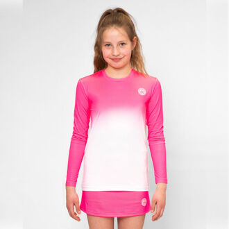 Bidi Badu Crew Gradiant Longsleeve Meisjes-Pink,Wit - 140,164