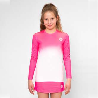 Bidi Badu Crew Gradiant Longsleeve Meisjes-Pink,Wit roze - 128,140,152,164