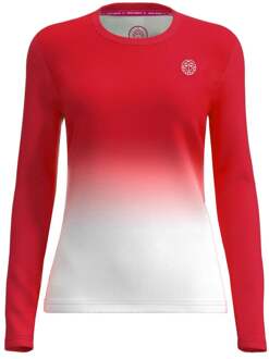 Bidi Badu Crew Gradiant Longsleeve Meisjes-Rood,Wit - 140