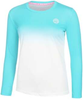 Bidi Badu Crew Gradiant Longsleeve Meisjes-Turkoois,Wit - 164
