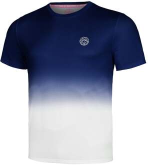 Bidi Badu Crew Gradiant T-shirt Heren-Donkerblauw,Wit - M