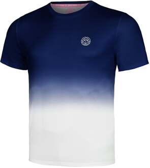Bidi Badu Crew Gradiant T-shirt Heren-Donkerblauw,Wit - XS,S,M,L,XL,XXL