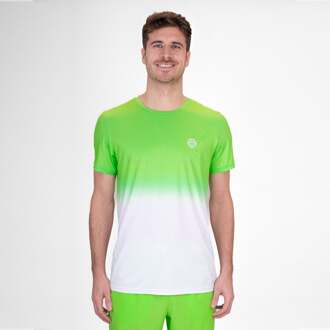 Bidi Badu Crew Gradiant T-shirt Heren-Neongroen,Wit - L