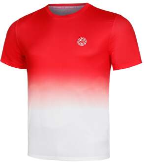 Bidi Badu Crew Gradiant T-shirt Heren-Rood,Wit - S