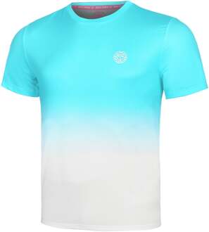 Bidi Badu Crew Gradiant T-shirt Heren-Turkoois,Wit - XS,S,M,L,XL,XXL