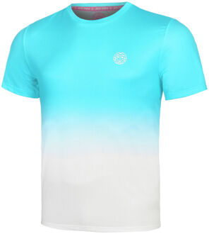 Bidi Badu Crew Gradiant T-shirt Heren-Turkoois,Wit - XS,S,M