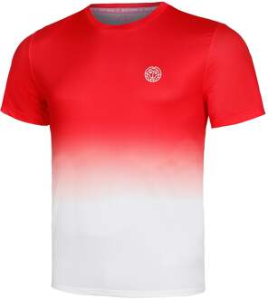 Bidi Badu Crew Gradiant T-shirt Jongens-Rood,Wit - 128,140,152,164