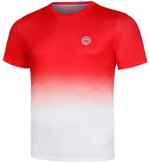 Bidi Badu Crew Gradiant T-shirt Jongens-Rood,Wit - 128