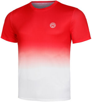 Bidi Badu Crew Gradiant T-shirt Jongens-Rood,Wit - 140