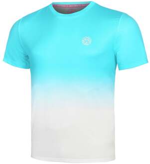 Bidi Badu Crew Gradiant T-shirt Jongens-Turkoois,Wit - 140