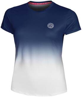 Bidi Badu Crew Gradiant T-shirt Meisjes-Donkerblauw,Wit - 152