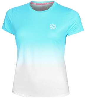 Bidi Badu Crew Gradiant T-shirt Meisjes-Turkoois,Wit - 164