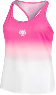 Bidi Badu Crew Gradiant Tanktop Dames-Pink,Wit roze - L