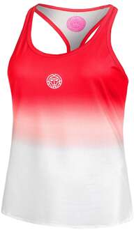 Bidi Badu Crew Gradiant Tanktop Dames-Rood,Wit - XS