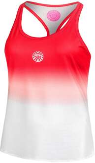 Bidi Badu Crew Gradiant Tanktop Meisjes-Rood,Wit - 164