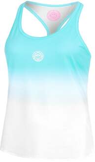Bidi Badu Crew Gradiant Tanktop Meisjes-Turkoois,Wit - 140