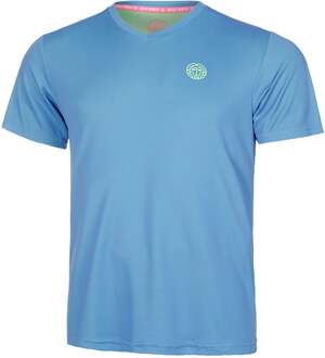 Bidi Badu Crew Inside Out V-Neck T-shirt Heren-Blauw,Neongroen - XS,S,M,L,XL,XXL