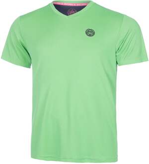 Bidi Badu Crew Inside Out V-Neck T-shirt Heren-Neongroen,Donkerblauw - XS,S,M,L,XL,XXL