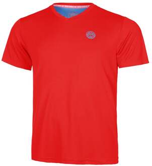 Bidi Badu Crew Inside Out V-Neck T-shirt Heren rood - S