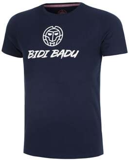 Bidi Badu Crew Logo T-shirt Heren-Donkerblauw - S,M