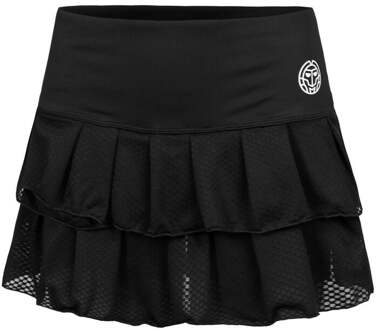 Bidi Badu Crew Pleated Rok Dames-Zwart - L