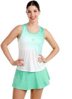 Bidi Badu Crew Racerback Tanktop Dames-groen, wit - M