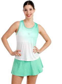 Bidi Badu Crew Racerback Tanktop Dames-groen, wit - XXL