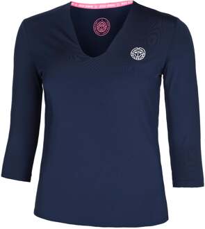Bidi Badu Crew V-Neck Longsleeve Dames-Donkerblauw - XS,S,M,L,XL