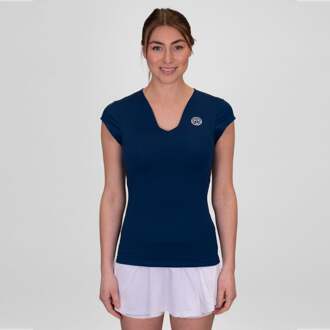 Bidi Badu Crew V-Neck T-shirt Dames-Donkerblauw - XS