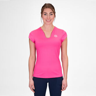 Bidi Badu Crew V-Neck T-shirt Dames pink - S