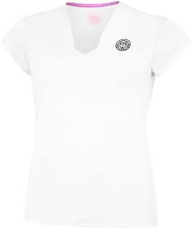 Bidi Badu Crew V-Neck T-shirt Dames-Wit - XS,S,M,L,XL