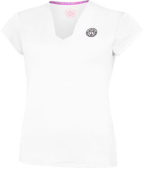 Bidi Badu Crew V-Neck T-shirt Dames-Wit - XS,S,M